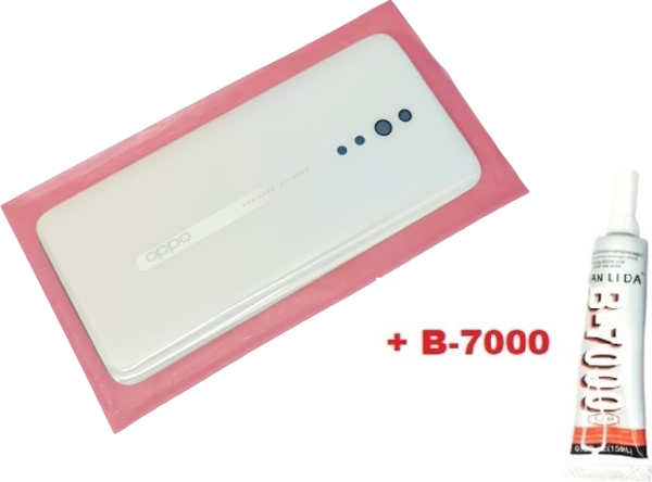 OPPO Reno Z Arka Pil Batarya Kapağı (CAM)  B-7000 BEYAZ - Image 1