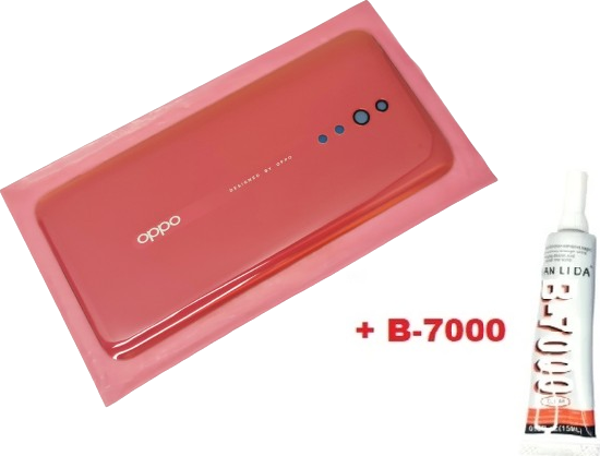 OPPO Reno Z Arka Pil Batarya Kapağı (CAM)  B-7000 KIRMIZI - Image 1