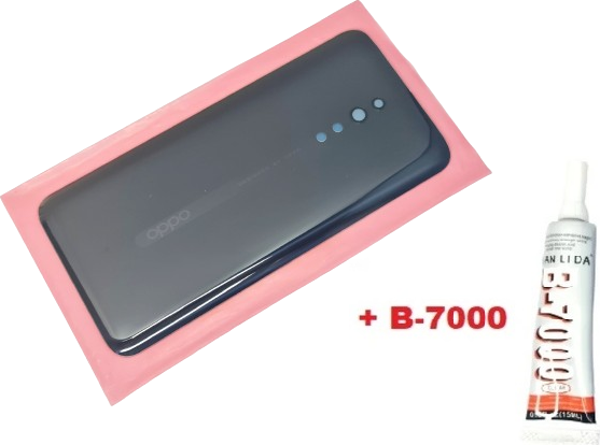 OPPO Reno Z Arka Pil Batarya Kapağı (CAM) B-7000 SİYAH - Image 1