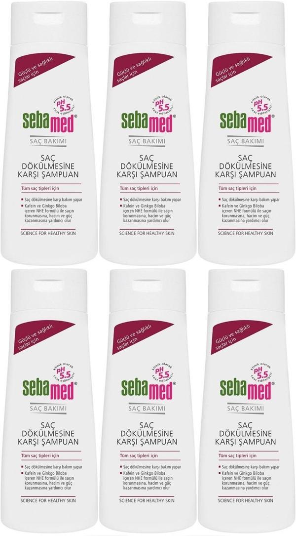 Sebamed Şampuan 200ML Saç Dökülmesine Karşı (Tüm Saç Tipleri için) (6 Lı Set) - Image 1