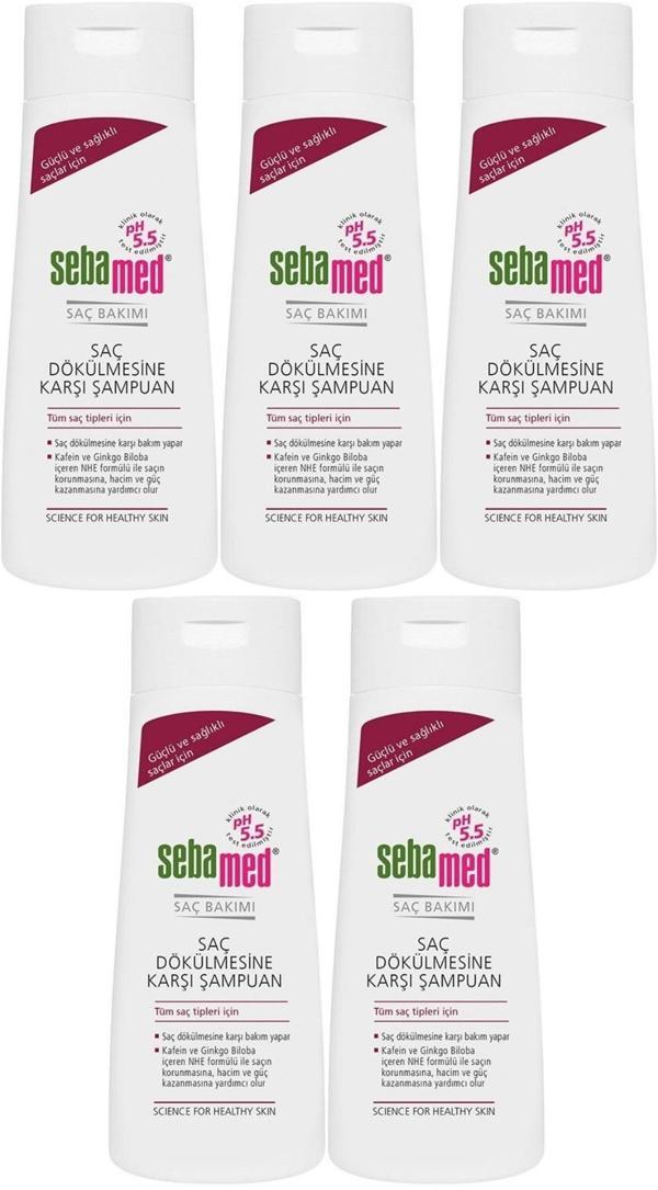 Sebamed Şampuan 200ML Saç Dökülmesine Karşı (Tüm Saç Tipleri için) (5 Li Set) - Image 1