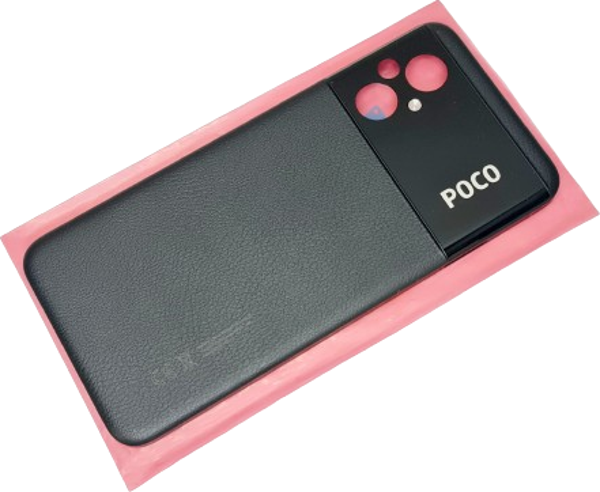 Poco m5 Kasa Arka Pil Batarya Kapağı (Yan Tuşlar) Sİyah - Image 1