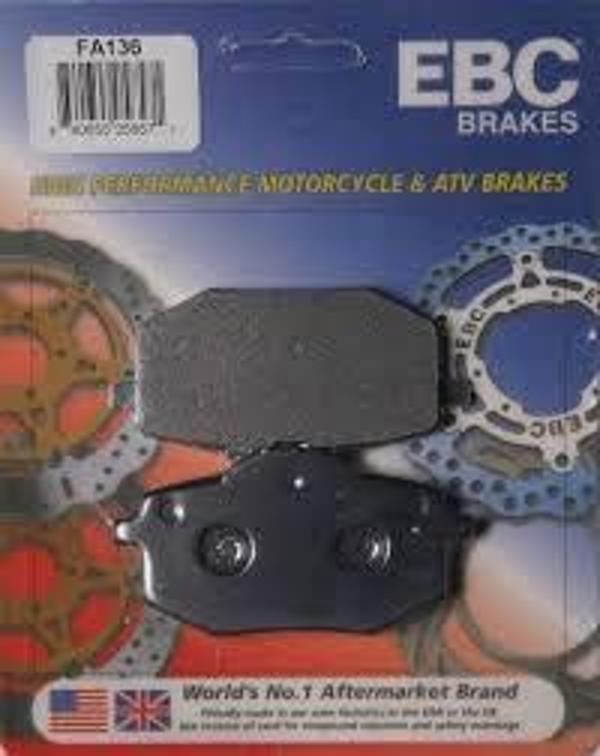 1988-1994 Yamaha Virago Xv 535 Ön Fren Balatası Ebc Fa136 - Image 1