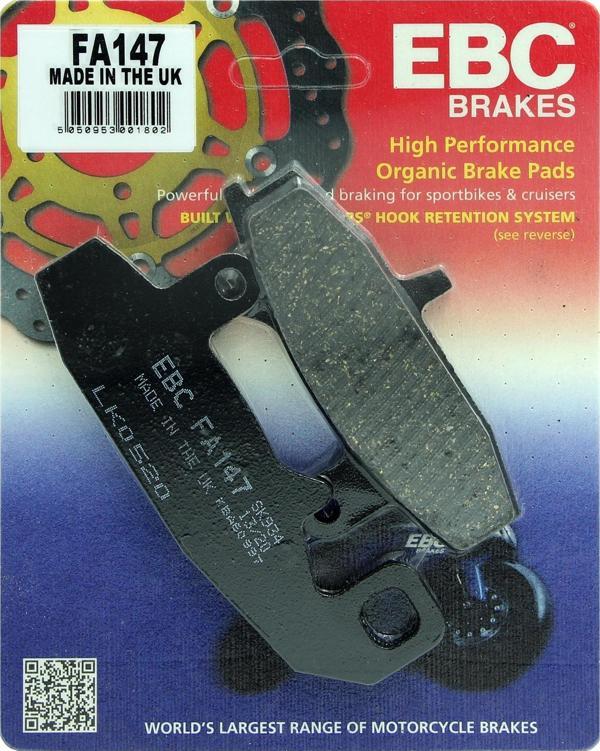 1990-1995 Suzuki Dr650 Ön Fren Balatası Ebc Fa147 Balata - Image 1