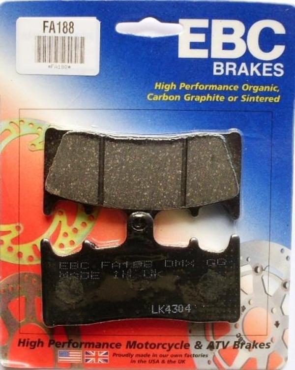 1996-1999 Suzuki Gsx-R 750 Ön Fren Balatası Ebc Fa188 Bal - Image 1
