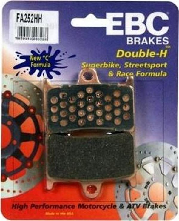 1999-2004 Yamaha Yzf R6 Ön Fren Balatası Ebc Fa252Hh Sinterli Bal - Image 1