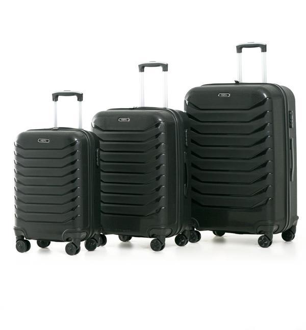 YEFA PP Polipropilen Kırılmaz Kabin & Orta & Büyük Boy 3'lü Valiz Seti - Image 1