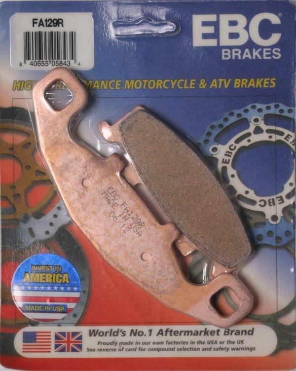 Ebc Fa129R 1991-2007 Kawasaki KLE 500 Uyumlu Ön Fren Balatası Sinterli Balata - Image 1