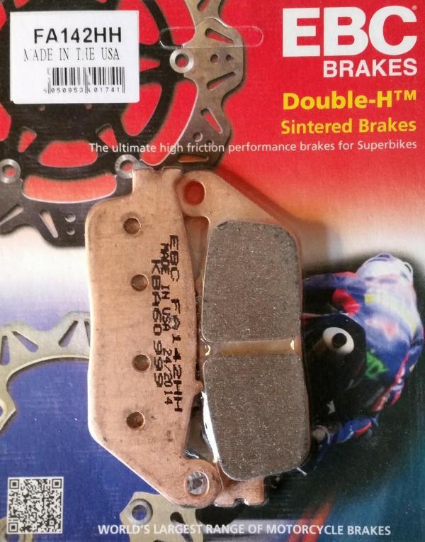 Ebc Fa142Hh 2017-2023 Kawasaki Z 650 Uyumlu Ön Fren Balatası Sinterli Balata - Image 1