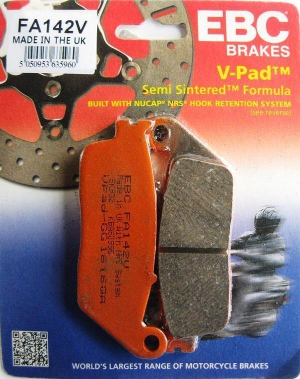 Ebc Fa142V 2008-2014 Daelim Roadwin 250 Uyumlu Ön Fren Balatası Yarı Sinterli Balata - Image 1