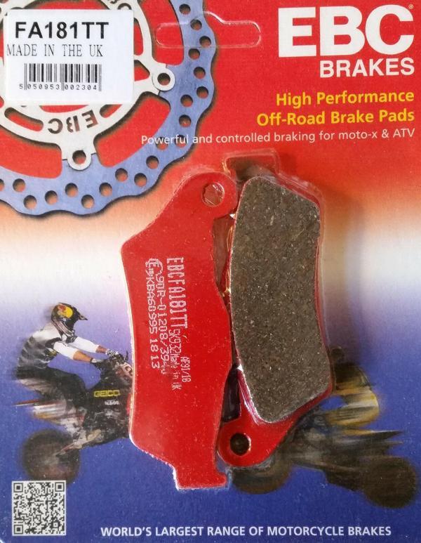 Ebc Fa181Tt 1995-2013 Husqvarna CR 125 Uyumlu Ön Fren Balatası Karbon Balata - Image 1