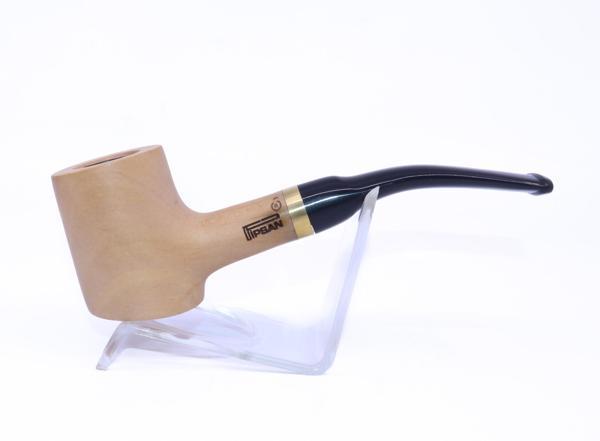 Pipsan Poker Altın Renk Bilezik 9mm Filtreli Çift Ağızlıklı Pipo - Naturel - Image 1