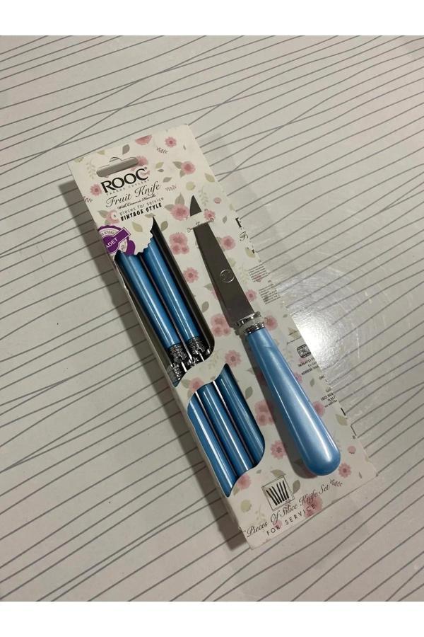 Lüx Meyve, Kahvaltı ve Tatlı Bıçak Seti 6'lı - Image 1