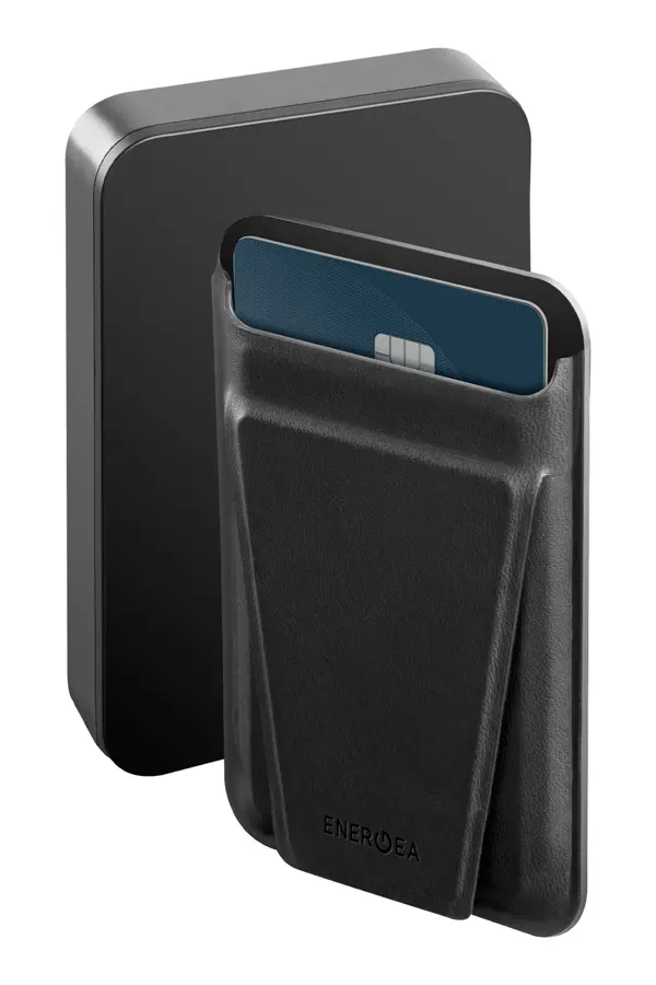 MagWallet Card 10.000 mAh 20W Type-C ve 15W Kablosuz Şarj ve Stantlı Magsafe Kartlıklı Hızlı Şarj Magsafe Powerbank - Image 1