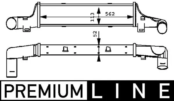 TURBOSARJ RADYATORU MERCEDES E-CLASS W210 S210 A2105000400 - Image 1