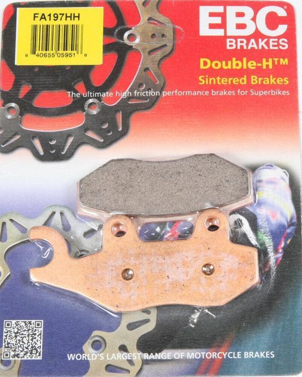 Ebc Fa197Hh 2008-2012 Kawasaki Ninja 250R Uyumlu Arka Fren Balatası Sinterli Balata - Image 1