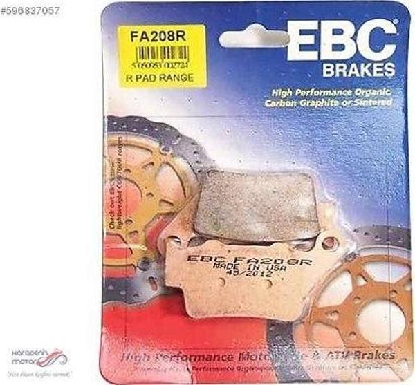 Ebc Fa208R 2018-2020 Yamaha Tenere 700 Sinterli Arka Fren Balatas - Image 1