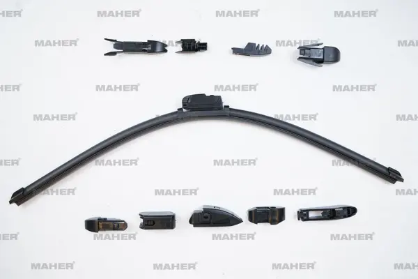 SİLECEK SÜPÜRGESİ TEK TİP ÜNİVERSAL 10 APARATLI 24 MUZ (600MM) 29976 - Image 1