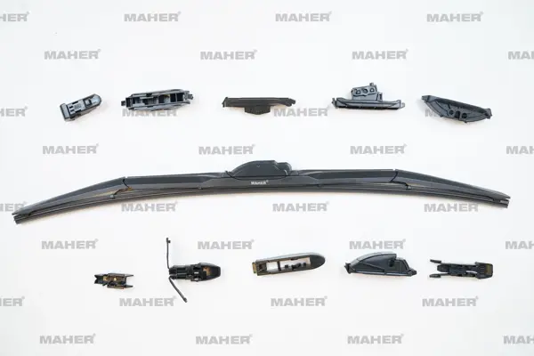 SİLECEK SÜPÜRGESİ TEK TİP ÜNİVERSAL 11 APARATLI 24 HYBRID (600MM) 29954 - Image 1