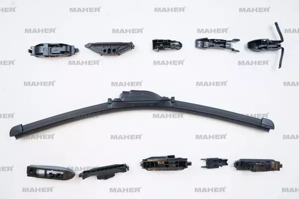 SİLECEK SÜPÜRGESİ TEK TİP ÜNİVERSAL 11 APARATLI 18 MUZ (450MM) 29965 - Image 1