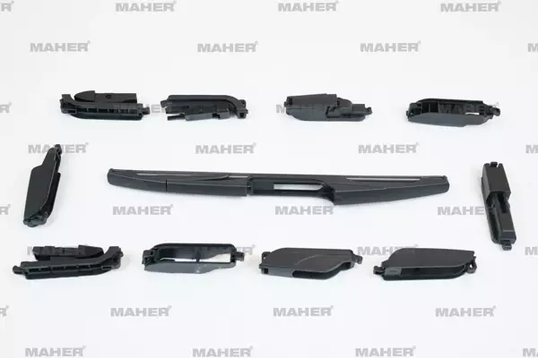 SİLECEK SÜPÜRGESİ PLASTİK TİP 10 APARATLI 11 ARKA (280MM) 30010 - Image 1