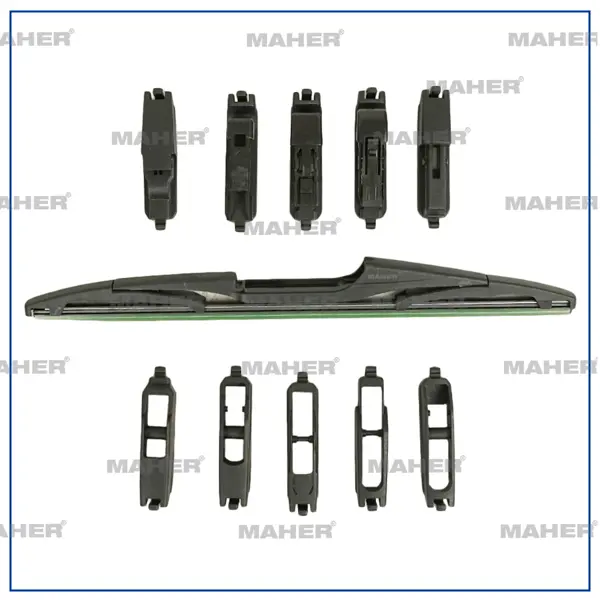 SİLECEK SÜPÜRGESİ PLASTİK TİP 10 APARATLI 12 ARKA (300MM) 11421 - Image 1