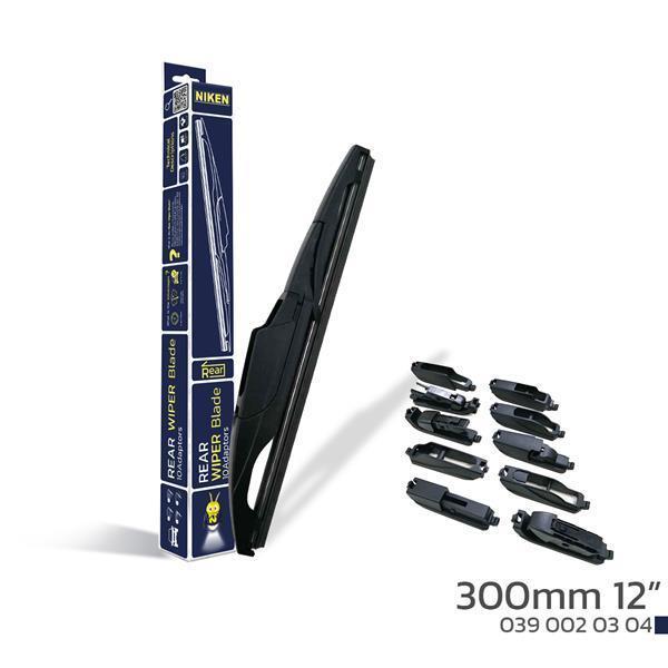 NIKEN 300MM 12 10 APARATLI ARKA SİLECEK SÜPÜRGESİ UNIVERSAL - Image 1