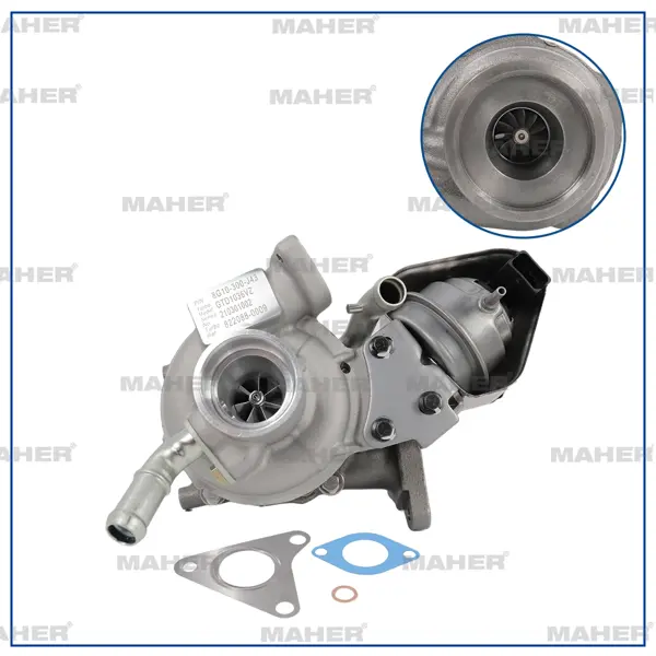 TURBO FIAT EGEA / DOBLO / FIORINO / OPEL CORSA E / COMBO E EURO 6-B13DTE-A13FD 55278598 55256959 - Image 1