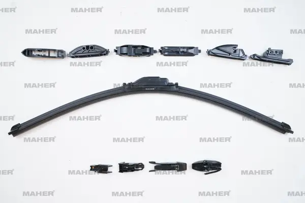 SİLECEK SÜPÜRGESİ TEK TİP ÜNİVERSAL 11 APARATLI 24 MUZ (600MM) 29975 - Image 1