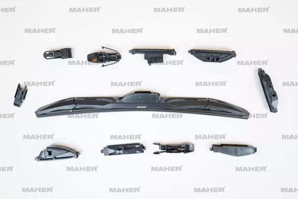 SİLECEK SÜPÜRGESİ TEK TİP ÜNİVERSAL 11 APARATLI 16 HYBRID (400MM) 29947 - Image 1