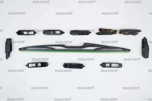 SİLECEK SÜPÜRGESİ PLASTİK TİP 10 APARATLI 16 ARKA (400MM) 30014 - Image 1