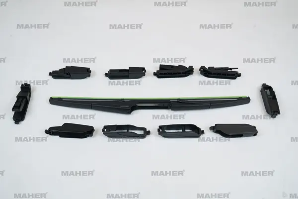 SİLECEK SÜPÜRGESİ PLASTİK TİP 10 APARATLI 14 ARKA (350MM) 30012 - Image 1