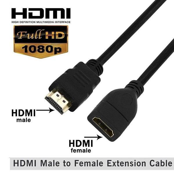 Anunnaki 30 cm HDMI Erkek - Dişi Uzatma Kablosu TV HDMI Kablo Uzatıcı - Image 1