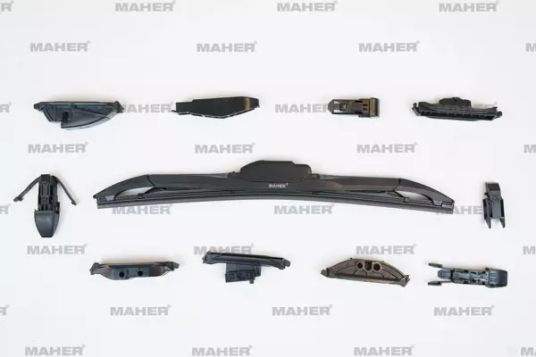 SİLECEK SÜPÜRGESİ TEK TİP ÜNİVERSAL 11 APARATLI 14 HYBRID (350MM) 29945 - Image 1