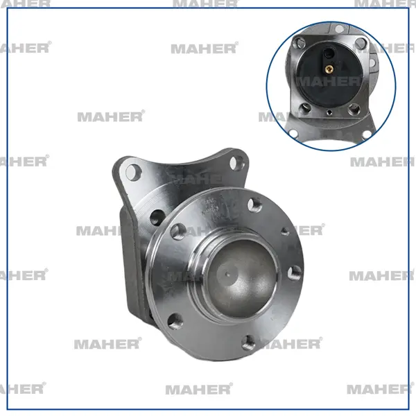 TEKER PORYASI SCUDO / EXPERT / JUMPY 2007 1.6JTD ARKA RULMANLI 5 BIJON MANYETIK ABS HALKALI 1401393280 - Image 1