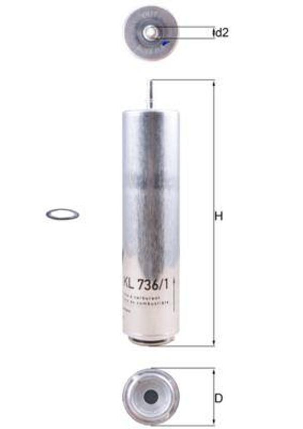 YAKIT FILTRESI BMW N47 F20 F30 F22 F32 F34 F36 . MINI R55 R56 R57 R59 R60 R61 13328572522 - Image 1