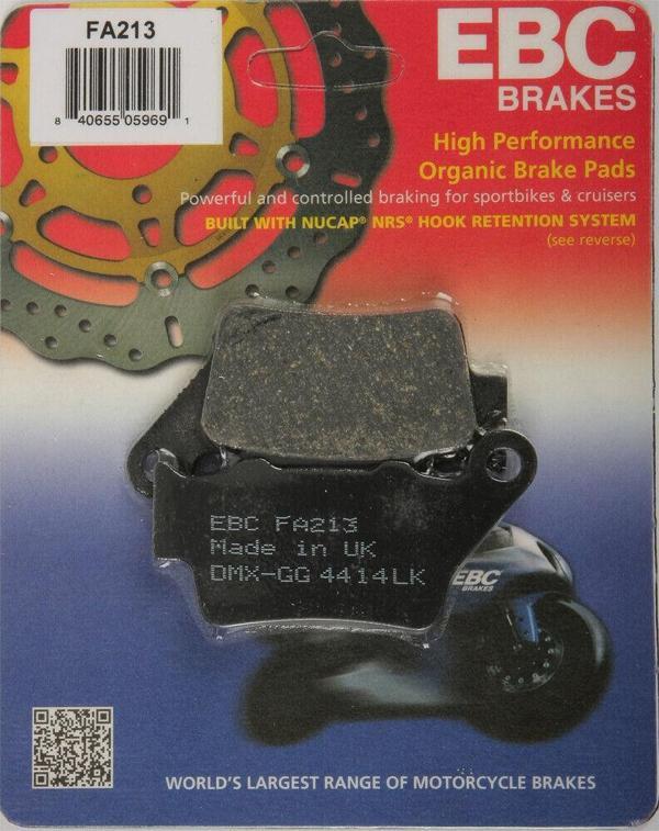 Ebc Fa213 2020-2021 KTM 890 Duke Uyumlu Arka Fren Balatası Organik Balata - Image 1