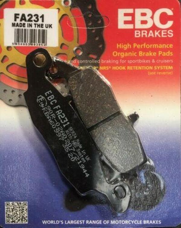 Ebc Fa231 2005-2006 Suzuki Gsf 650 Bandit S Ön Fren Balatası Sağ - Image 1