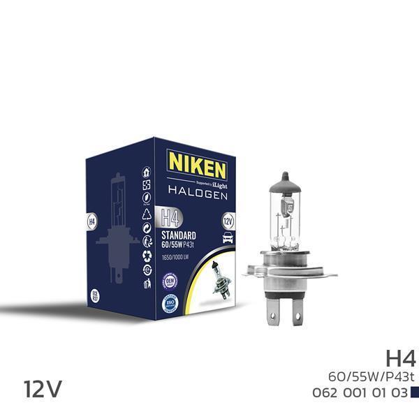 NIKEN H4 60W/55W HALOJEN AMPUL P43T 125 (10 ADET) - Image 1