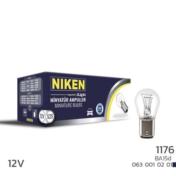 NIKEN 1016 AMPUL DÜZ BA15D P21W/5W 125 10LU (10 ADET) - Image 1