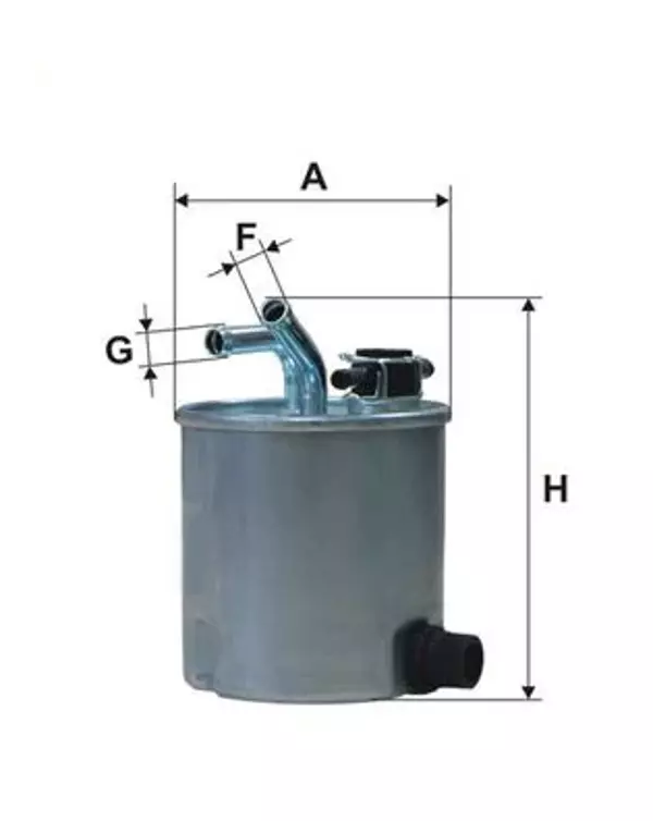 YAKIT FİLTRESİ NISSAN NAVARA- PATHFINDER 2.5CDI WK920/6 X 16400EC00A - Image 1