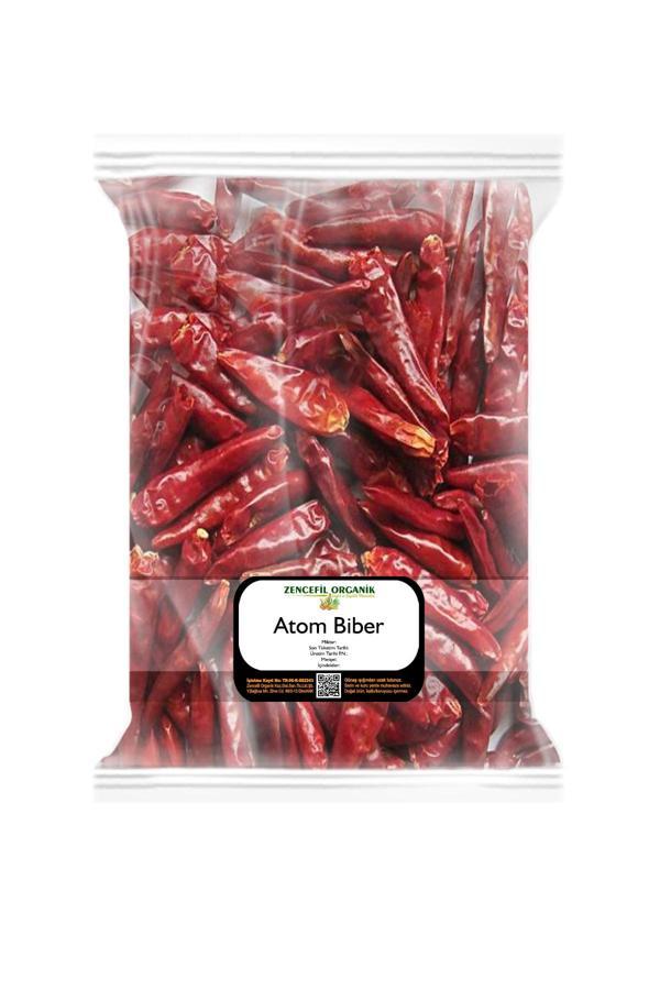Atom Biberi 1 Kg. Çok Acı Cin Biberi Kurusu Çok Acı Biber Kurusu 1000 Gr. Atom Biber - Image 1