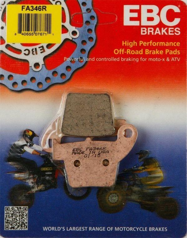 Ebc Fa346R 2004-2023 Honda CRF 250 R Uyumlu Arka Fren Balatası Sinterli Balata - Image 1