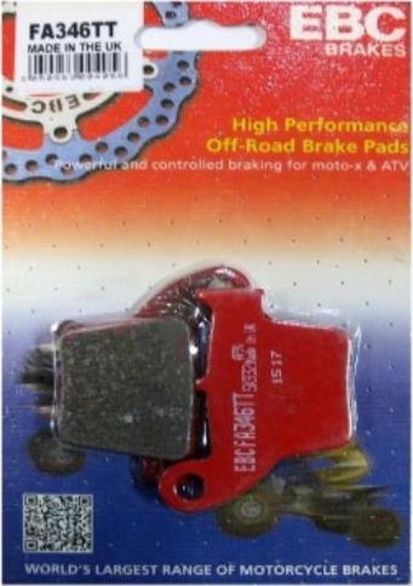 Ebc Fa346Tt 2005-2020 Honda CRF 450 X Uyumlu Arka Fren Balatası Karbon Balata - Image 1