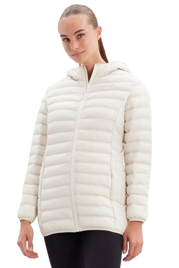 Skechers Essential Midi Length Hooded Kadın Mont S212276-102 - Image 1