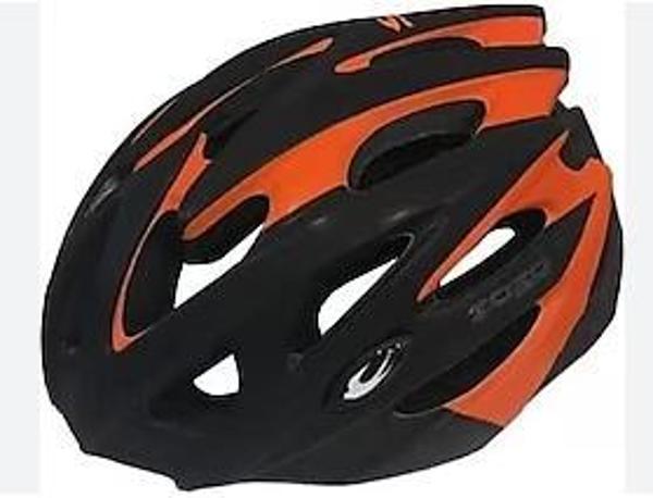 MOON IŞIKLI AYARLI BİSİKLET KASKI MV29 M / L - TURUNCU SİYAH - LARGE - Image 1