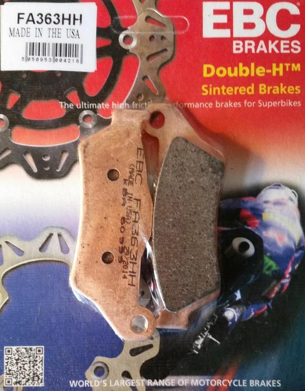 Ebc Fa363Hh 2015-2022 BMW S 1000 XR Uyumlu Arka Fren Balatası Sinterli Balata - Image 1