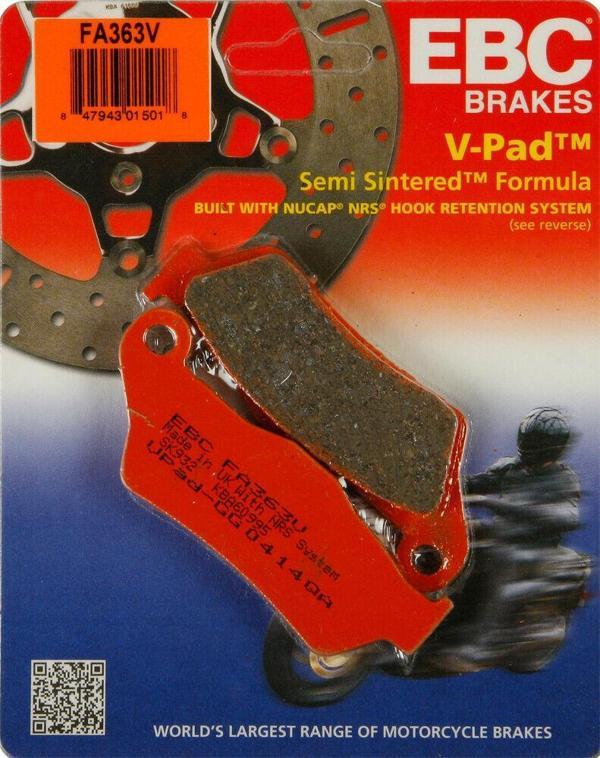 Ebc Fa363V 2005-2013 BMW R 1200 GS Adventure Uyumlu Arka Fren Balatası Yarı Sinterli Balata - Image 1
