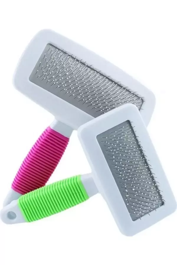 Mucit Home Evcil Hayvan Kedi Köpek Tüy Tarama Kaşıma Fırçası Tarağı Telli Fırça Ped Kedi Köpek Pire Fırçası - Image 1