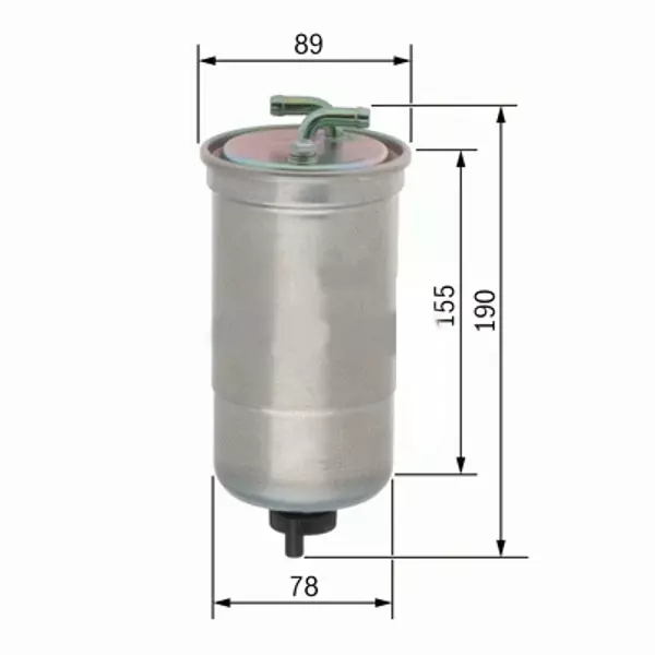 X YAKIT FİLTRESİ CIVIC 1.7 CDTİ 2002 ACCORD 8 2.2 CDTİ 2004 WK853/16 X 16901S6FE02 - Image 1